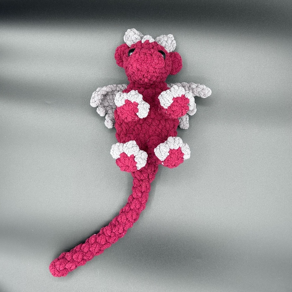 Hand-made Crocheted Dragon Snuggler** (Snuggler = Body Not Stuffed)
